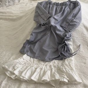 Top and skirt